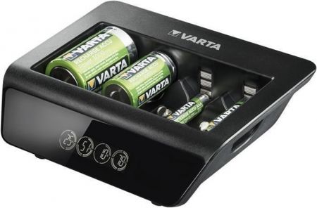 Nabíječka baterií &quot;Universal&quot; AA/AAA/C/D/9V, LCD displej, VARTA 