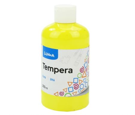 Barvy temperové LUMA 250ml žlutá