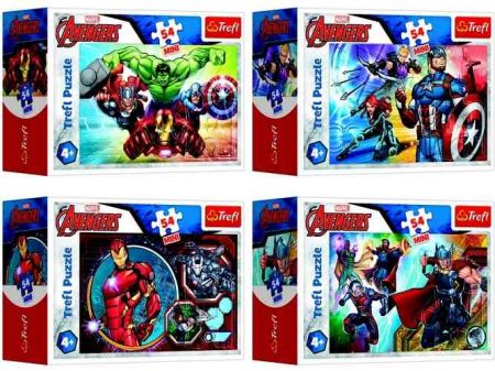 Puzzle mini Disney Marvel The Avengers 54 dílků