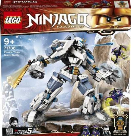 Lego Ninjago 71738 Zane a bitva s titánskými roboty