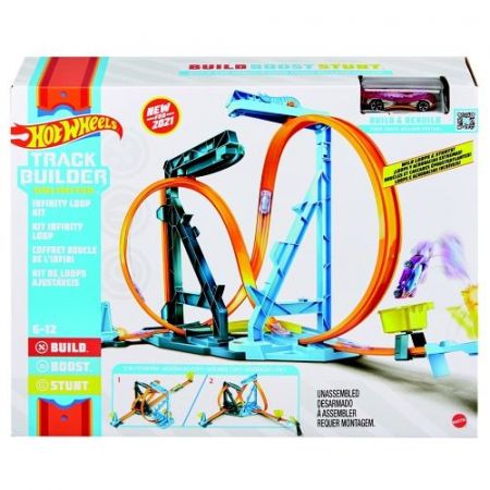 Hot Wheels track builder nekonečná smyčka herní set