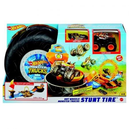 Hot Wheels Monster trucks kaskadérské kousky herní set