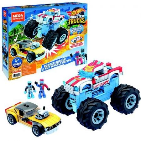 Mega Construx Hot Wheels Rodger Dodger a závodění