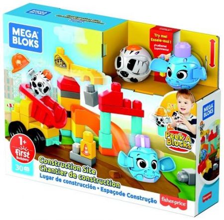 Mega bloks peek a bloks staveniště herní set