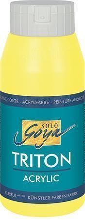 Akrylová barva &quot;TRITON SOLO GOYA&quot;, citónová, 750 ml, KREUL