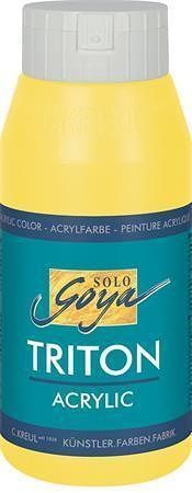 Akrylová barva &quot;TRITON SOLO GOYA&quot;, světle žlutá, 750 ml, KREUL