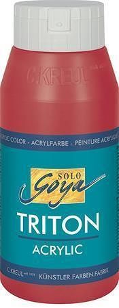 Akrylová barva &quot;TRITON SOLO GOYA&quot;, karmínová, 750 ml, KREUL