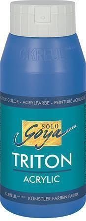 Akrylová barva &quot;TRITON SOLO GOYA&quot;, kobaltová modrá, 750 ml, KREUL