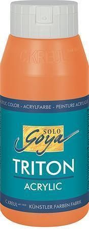 Akrylová barva &quot;TRITON SOLO GOYA&quot;, meruňková, 750 ml, KREUL