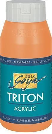 Akrylová barva &quot;TRITON SOLO GOYA&quot;, oranžová, 750 ml, KREUL