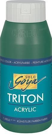 Akrylová barva &quot;TRITON SOLO GOYA&quot;, tmavě zelená, 750 ml, KREUL