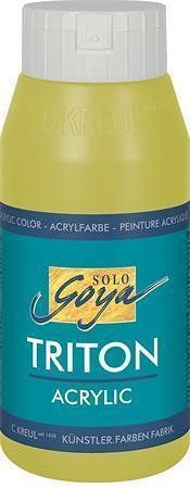 Akrylová barva &quot;TRITON SOLO GOYA&quot;, sv.olivová zelená, 750 ml, KREUL