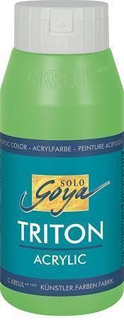 Akrylová barva &quot;TRITON SOLO GOYA&quot;, nažloutlá zelená, 750 ml, KREUL