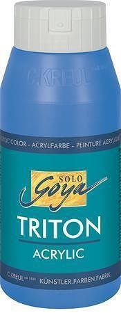 Akrylová barva &quot;TRITON SOLO GOYA&quot;, primární modrá, 750 ml, KREUL