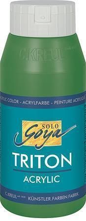 Akrylová barva &quot;TRITON SOLO GOYA&quot;, listová zelená, 750 ml, KREUL