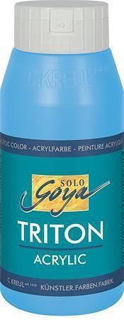 Akrylová barva &quot;TRITON SOLO GOYA&quot;, světle modrá, 750 ml, KREUL