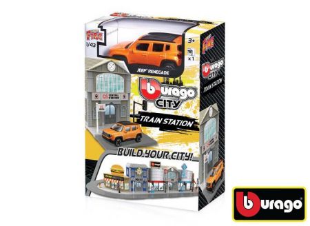 Bburago city 1:43 18-31505 Vlaková stanice