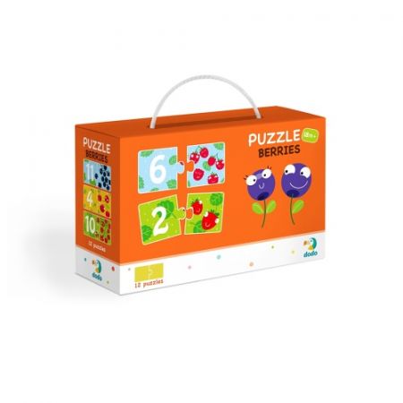 Puzzle Duo Čísla Brouci -12x2 dílků