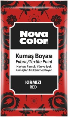 Barva na textil prášková červená 12g NC-901