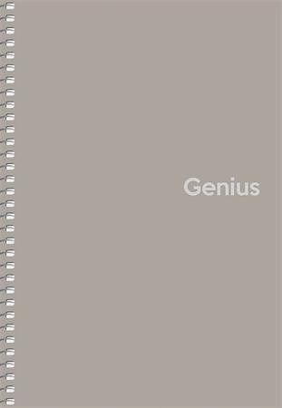 Spirálový sešit &quot;Genius&quot;, mix motivů, čtverečkovaný, A5, 80 listů, PP desky, SHKOLYARYK A5