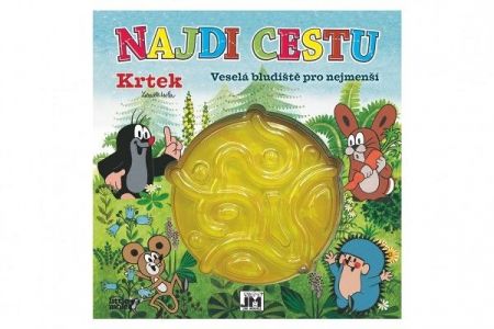 Najdi cestu Krtek Veselá bludiště pro nejmenší 22x22cm