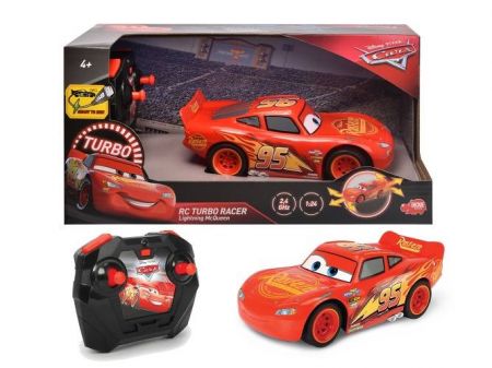 RC Cars 3 Blesk McQueen Turbo Racer 1:24, 17cm, 2kan