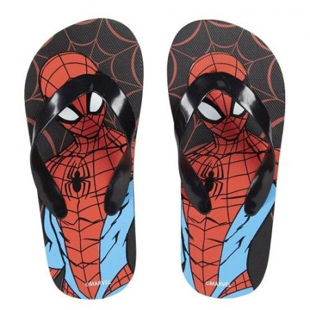 Žabky Flip Flop Spiderman černo/červené