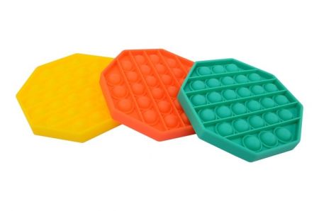 Fidget Snap &amp; Pop hexagon 12,5 cm