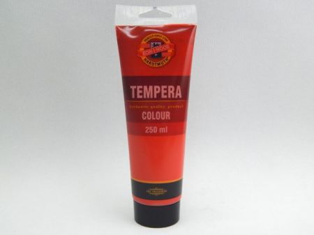 KOH-I-NOOR Barva temperová 250ml rumělka červená