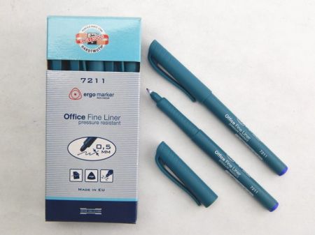 KOH-I-NOOR Popisovač fine liner 7211 modrý 0,5