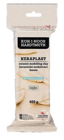 KOH-I-NOOR Hmota modelovací 131697 keraplast lehčený bílý 400g