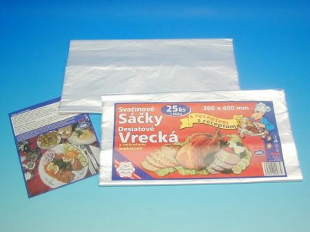 Sáček mikroten 30x40cm svačinový+recept 25ks