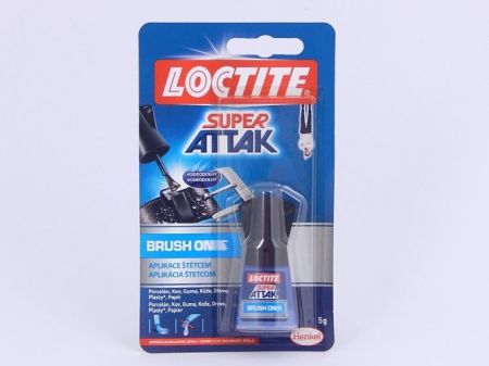 Lepidlo Super Attak Brush, vteřinové 5g /1032991/