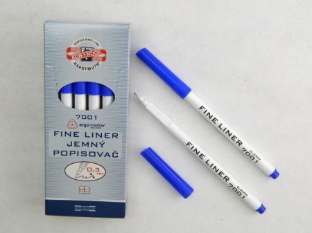 KOH-I-NOOR Popisovač fine liner 7001 modrý