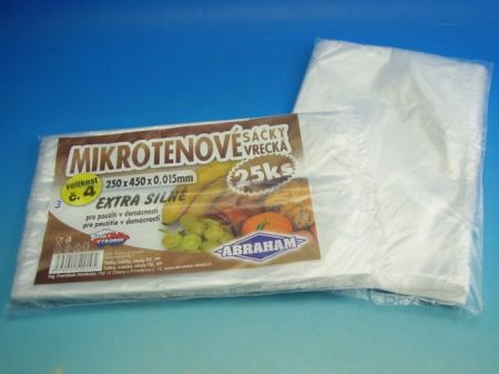 Sáček mikroten 25x45cm pro domácnost 0,015 25ks