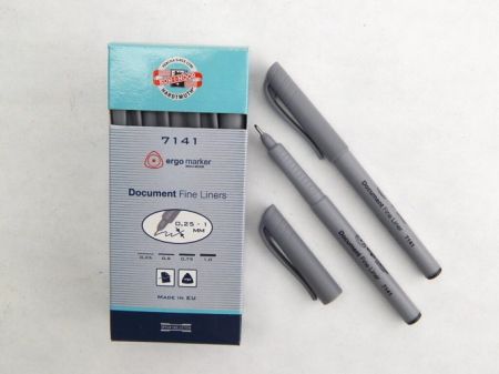 KOH-I-NOOR Popisovač fine liner 7141 dokumentní 0,75