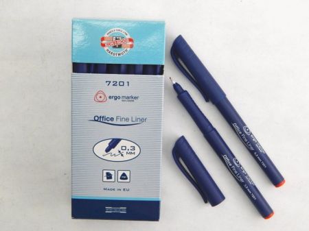 KOH-I-NOOR Popisovač fine liner 7201 červený