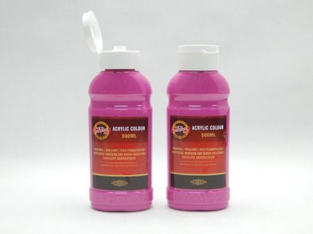 KOH-I-NOOR Barva akrylová 500ml magenta 0315