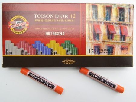 KOH-I-NOOR Pastel prašný umělecký K10-75 8500 červeň perská