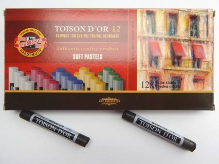 KOH-I-NOOR Pastel prašný umělecký K10-75 8500 hněď tmavá