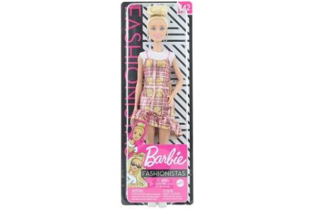 Barbie Modelka - plédové šaty GHW56 