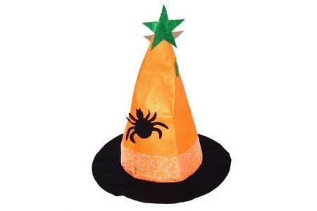 Klobouk Dýně 30cm HALLOWEEN (oranžový-klobouk) 