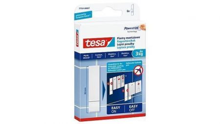 Lepicí proužky &quot;Powerstrips® 77761&quot;, náhradní, na hladký, TESA