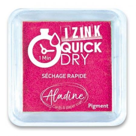 Razítkovací polštářek Aladine Izink Quick Dry růžová