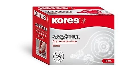 KORES SCOOTER červený 8 m x 4,2 mm