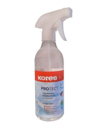 KORES Dezinfekce na ruce s parfemací ALOE 500 ml  s rozprašovačem