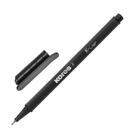 KORES K-LINER, šíře stopy 0,4 mm, černá