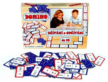 Hra Domino - sčítání a odčítání do 10