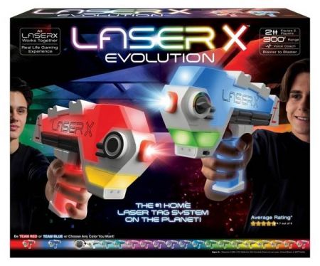 LASER X evolution double blaster set pro 2 hráče