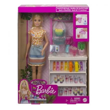 MATTEL BARBIE SMOOTHIE STÁNEK S PANENKOU